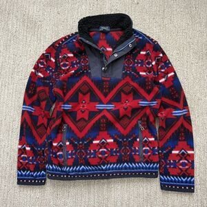 Polo Ralph Lauren Beacon 2 Southwestern Pullover Fleece Sweatshirt Boys Size M